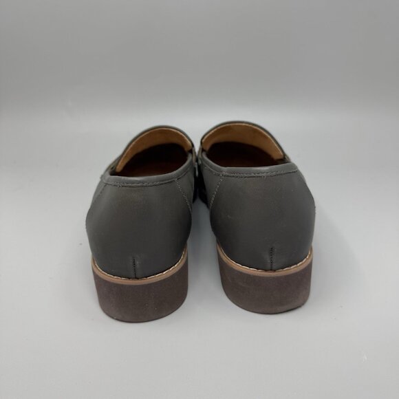 Vionic Cheryl II Womens Penny Loafers Sz 10 W Comfort Black Nappa Leather Shoes - Picture 7 of 9